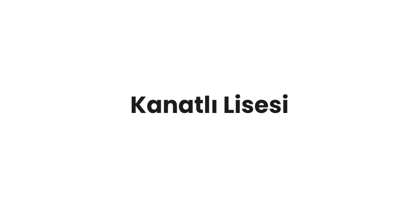 Kanatlı Lisesi